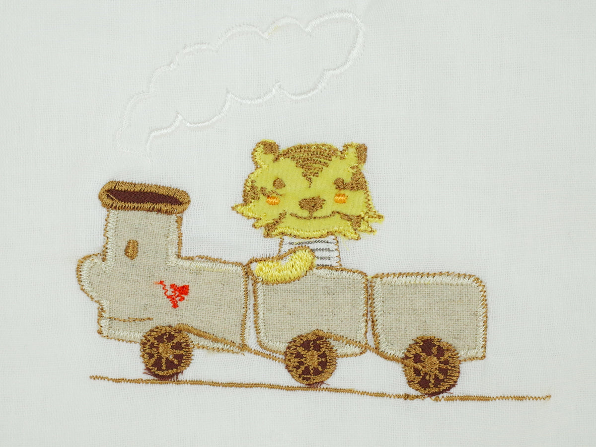 和泉木綿 フェイスタオル(ウサギ/クマ/ゾウ/キリン/ネコ/トラ)