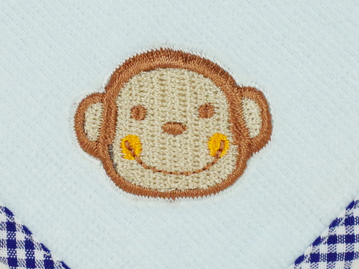 ハンカチ Sサイズ 3枚セット(ピンク/ブルー)