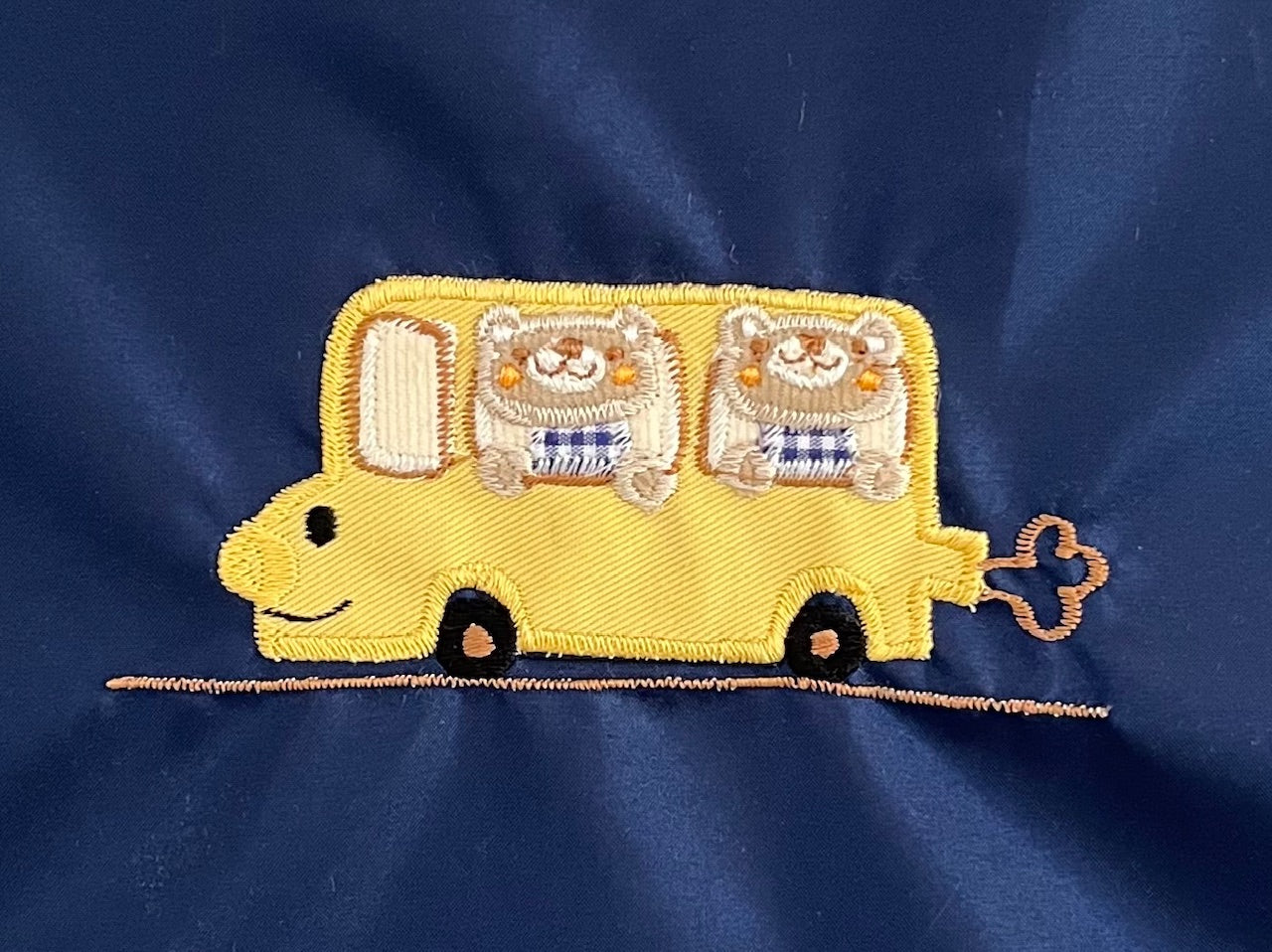 期間限定！！切り替えデザイン巾着　DX 3点セット（色と刺繍の組み合わせ自由）